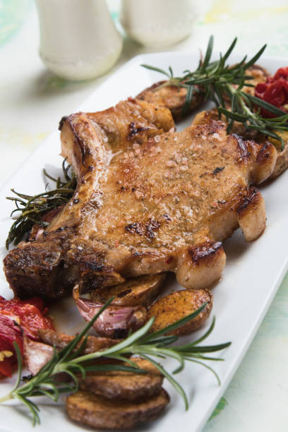 istock Perfect pork loin chop steak 1190027992