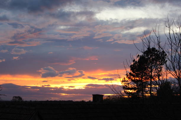 istock Colorful sky on autumn 1190029830