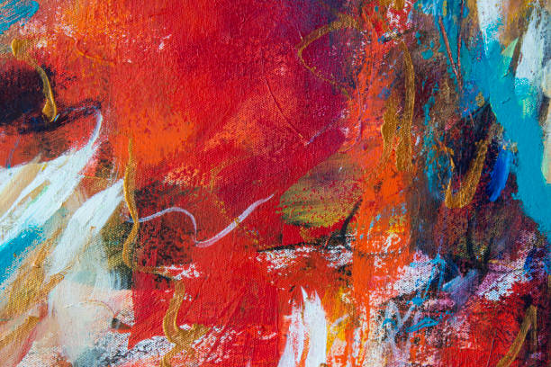 istock Fine Art Abstract Painting Background 1190032382