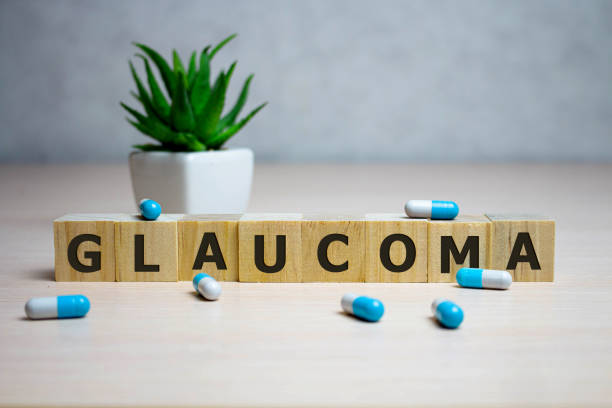 istock GLAUCOMA word made with building blocks, medical concept 1190034050