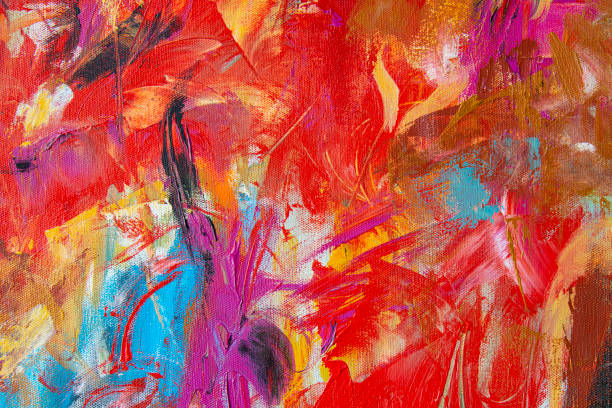 istock Fine Art Abstract Painting Background 1190034229