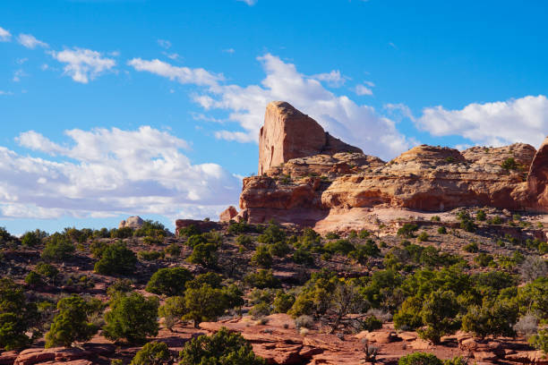 istock An imposing vertical cliff face in Canyonlands. 1190035275