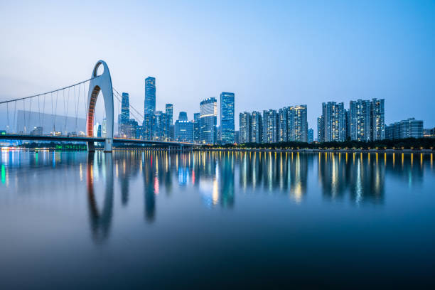 istock Guangzhou city night landscape 1190042895