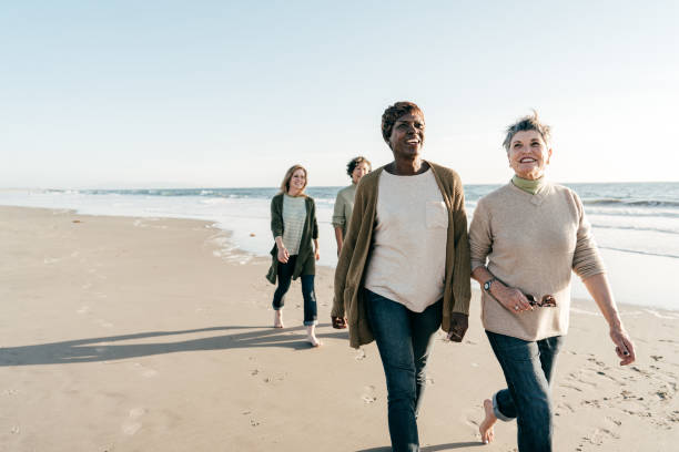 istock Active senior women on the walk 1190049320