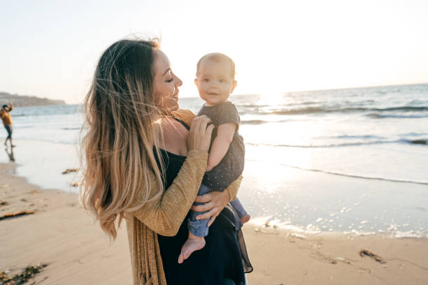 istock Family  on the beach 1190049376