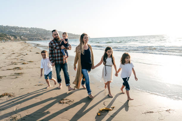 istock Family  on the beach 1190049383
