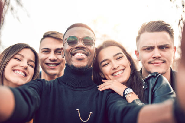 istock Multiethnic Friendship Selfie 1190058241