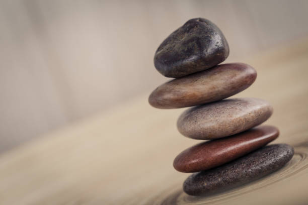 istock Arrangement of stacked stones 1190059385