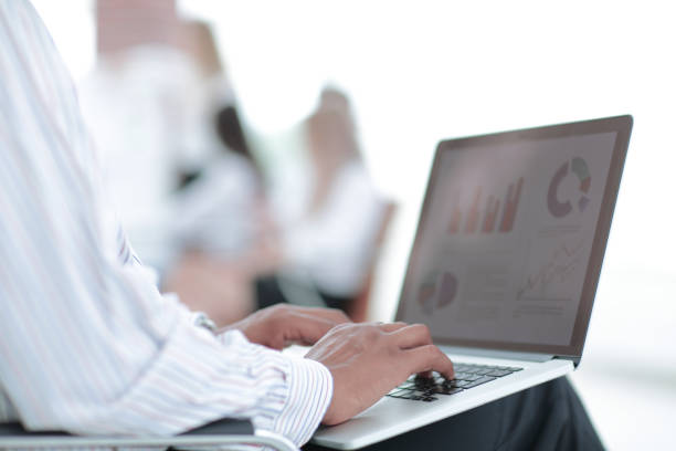 istock businessman typing on laptop.photo with copy space. 1190070924