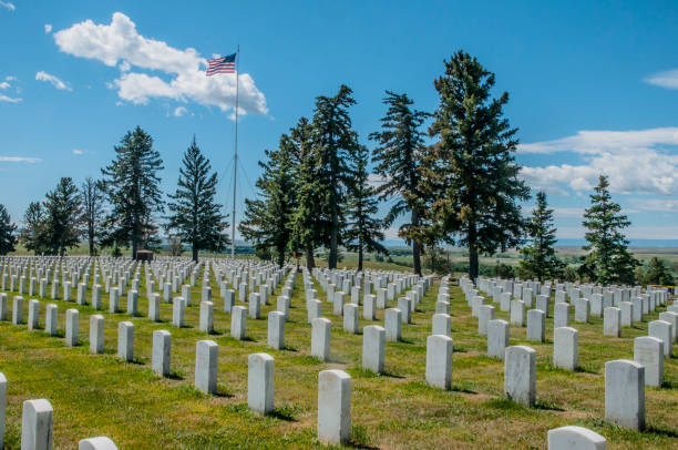 istock Flag Over Custer National Cemetery 1190072952
