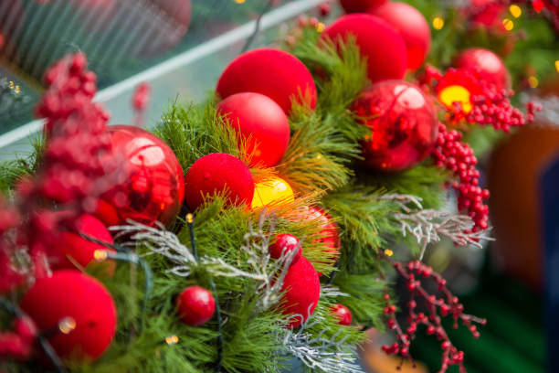 istock Christmas decorations and lights 1190074756
