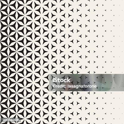 istock Triangle Halftone Background Seamless Vector 1190081636