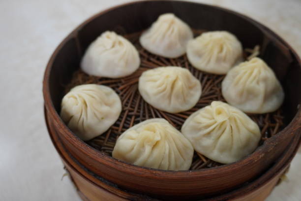 istock Traditional Shanghai steamed soup dumplings. 1190083011