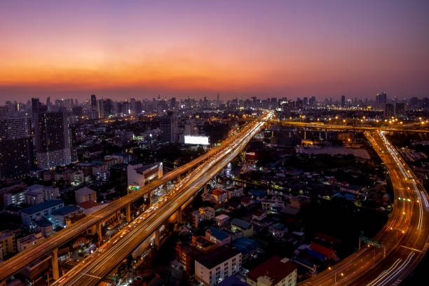 istock Highway and main traffic in Bangkok, Thailand 1190085004