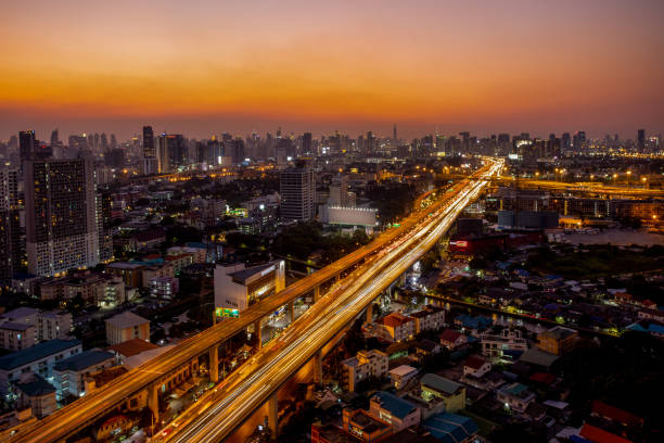 istock Highway and main traffic in Bangkok, Thailand 1190085005