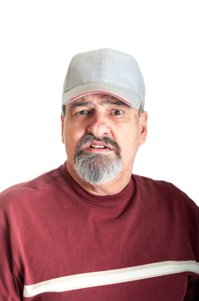 istock Angry man with a stern look on his face 1190086294