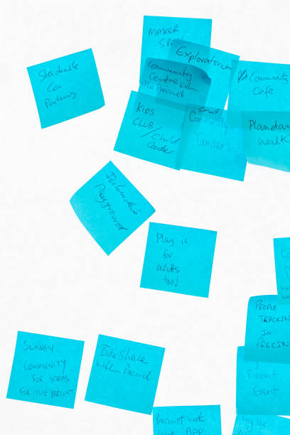 istock Adhesive Notes Full Of Ideas After Brainstorming Session 1190087146