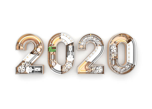 istock New year 2020 made from mechanical alphabet with gear 1190097363