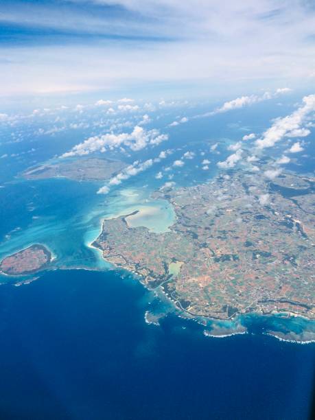 istock Okinawa island from the sky 1190097536