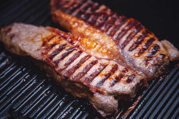 istock closeup of fresh beef steak grilled 1190100961