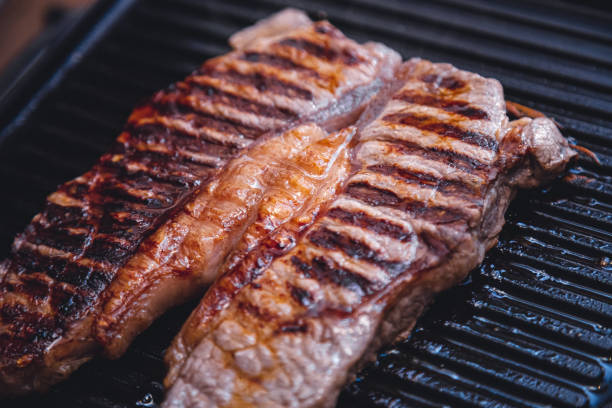 istock closeup of fresh beef steak grilled 1190100977