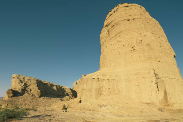 istock Dramatic Yardang landform in Xinjiang, China 1190104697