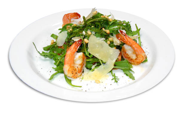 istock shrimp and arugula salad 1190107908