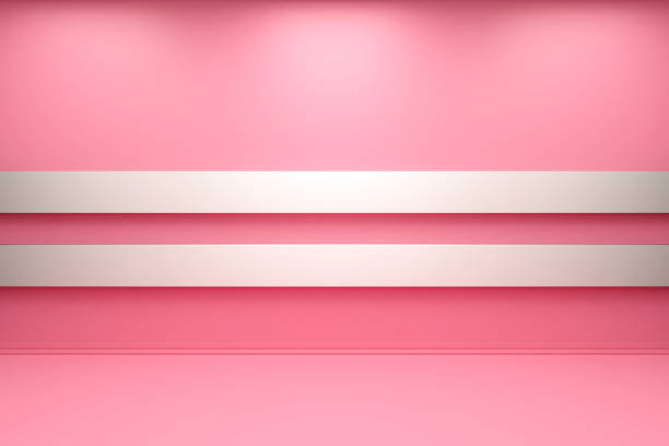 Empty pastel pink color studio, product display with copy space for display of content design table room background. Banner for advertise product on website. Colorful blurred backgrounds. Coral gradient background. 3d illustration. estudio de color rosa pastel vacío, pantalla de producto con espacio de copia para mostrar el fondo de la sala de mesa de diseño de contenido. banner para anunciar el producto en el sitio web. fondos borrosos coloridos. fondo degradado de coral. ilustrac
