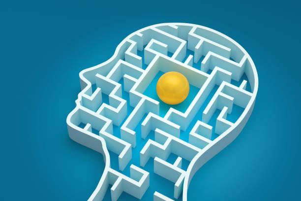 istock Human head in form of maze 1190123792