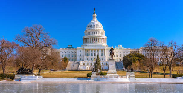istock US Capitol at winter sunny day 1190126215