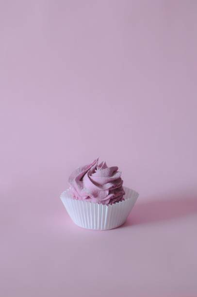 istock Homemade marshmallow berry zephyr on pink background 1190126688