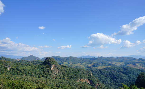 istock Beautiful mountain view with sky 1190127597