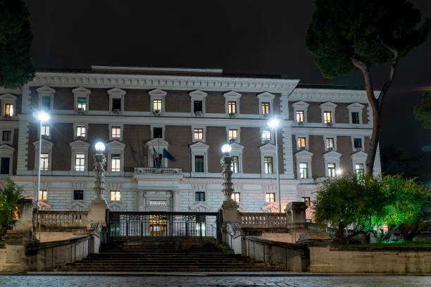 istock internal affair ministery building in rome 1190128509