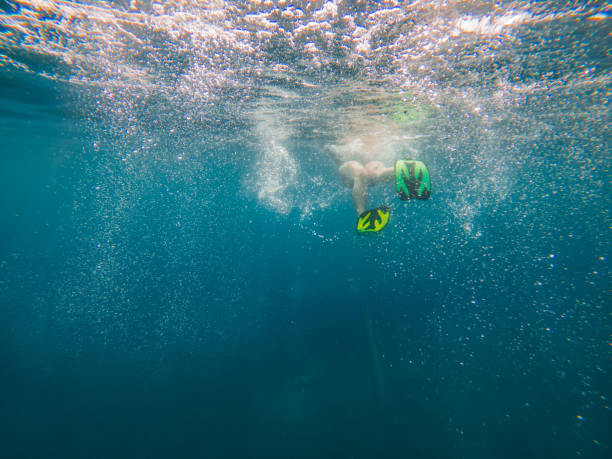 istock woman in flipper view underwater beach vacation 1190129973
