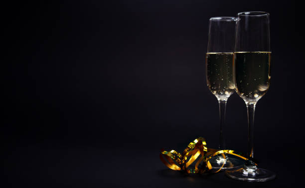 istock Champagne in the glass 1190132991