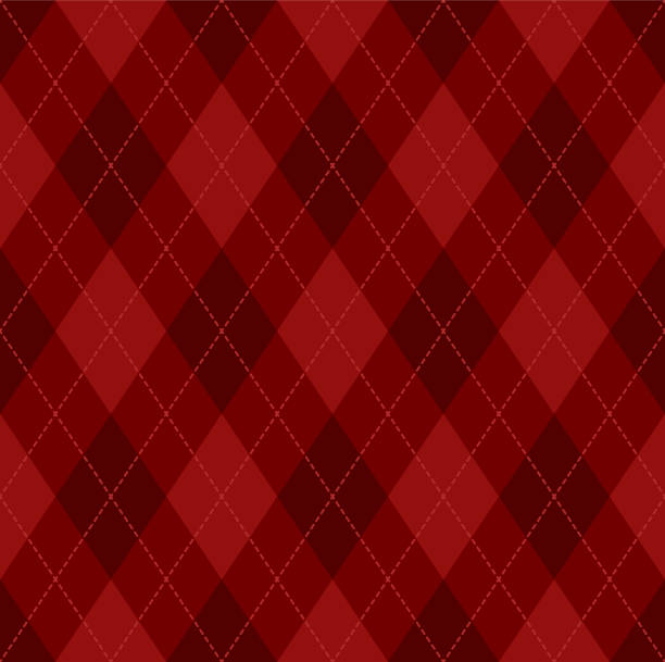 Argyle Christmas seamless vector pattern Seamless vivid geometric background for fabric, textile, men clothing, wrapping paper. Backdrop Little Gentleman party invite card plaid stock illustrations