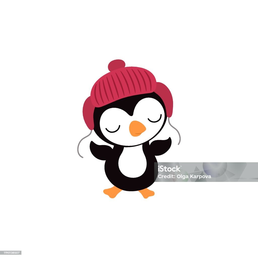 Dễ Thương Chim Cánh Cụt Nhỏ Hoạt Hình Nhân Vật Bắc Âu Minh Họa ...