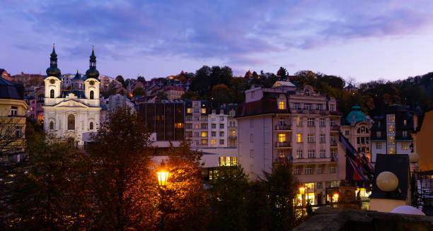 istock Karlovy Vary at twilight 1190138632