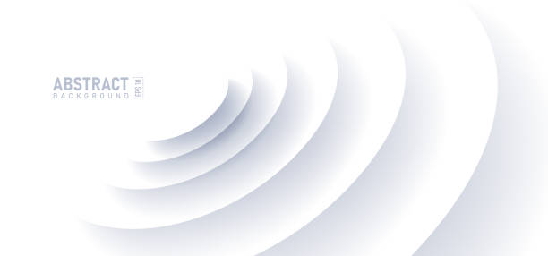 ภาพประกอบสต็อกที่เกี่ยวกับ “เอฟเฟ็กต์ระลอกนามธรรมบนพื้นหลังสีขาว รูปร่างวงกลมที่มีเงาในสไตล์การตัดกระดาษภาพประกอบเ - กระเพื่อม ภาพประกอบ”
