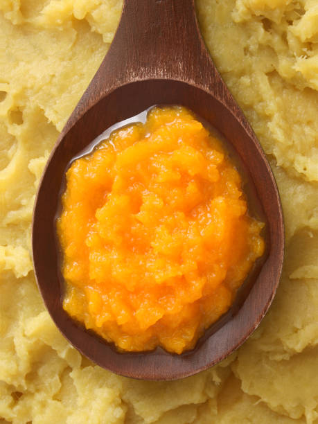 istock Squash and sweet potato purees 1190147228