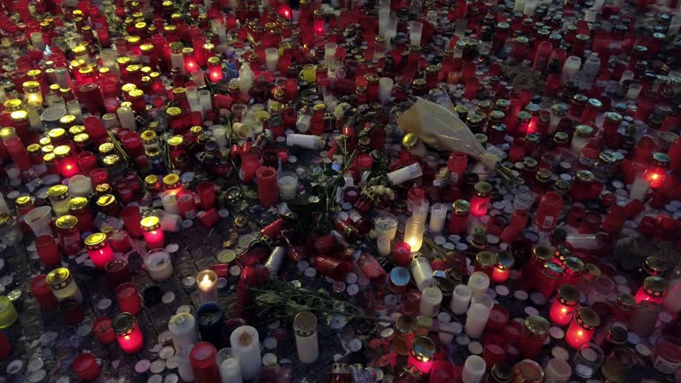 Candles Burning for Victims of Political Oppression