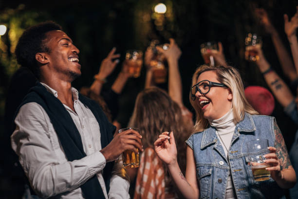 istock Couple dancing at the party 1190152015