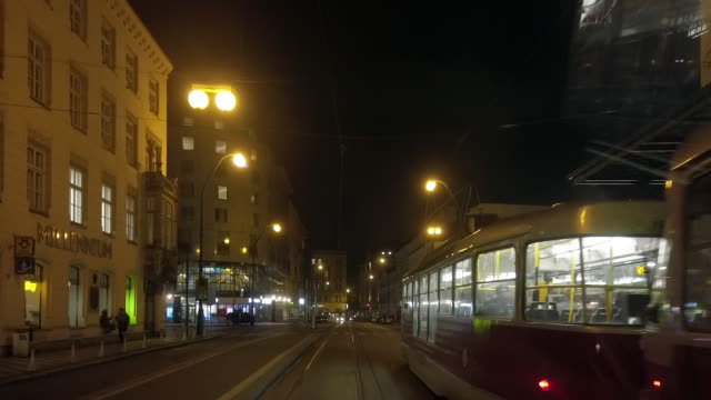 Riding the Tram in Prague