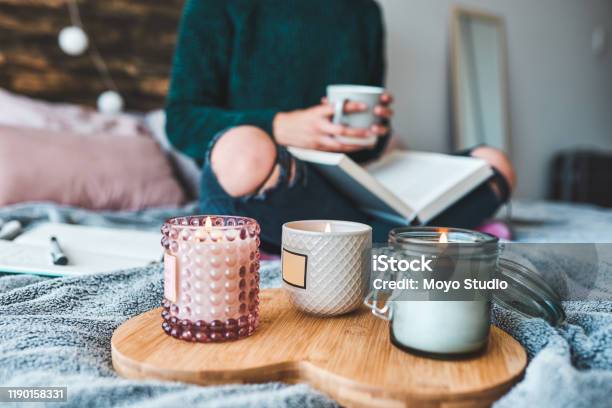 Creating A Relaxing Environment Like No Other Stock Photo - Download Image Now - Candle, Scented, Relaxation