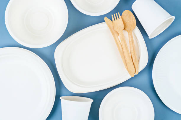 istock Nature kitchenware made from bagasse for food 1190159684