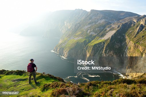 istock Slieve League, Irelands highest sea cliffs, located in south west Donegal along this magnificent costal driving route. 1190165587