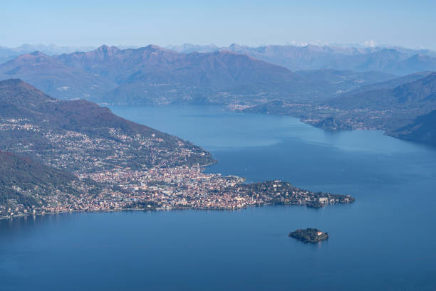 istock Maggiore lake seen from Mottarone mountain, Italy 1190168715