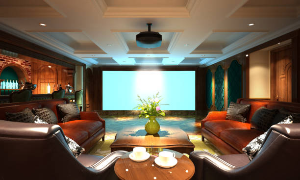 istock 3d render home cinema room 1190169161