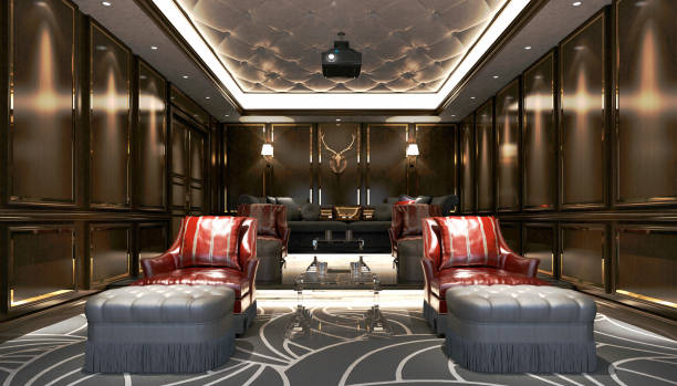 istock 3d render home cinema room 1190170553
