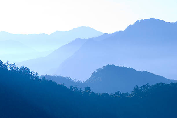 istock Mountain in morning fog 119017088